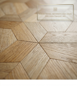 <span class=keywords><strong>Pavimento</strong></span> in Rovere Ingegnerizzato Premium con Finitura Spazzolata, Sistema Click Lock, Doghe Larghe per Uso Commerciale <span class=keywords><strong>e</strong></span> Residenziale - Product Image 3