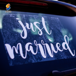 하이 퀄리티 UV 인쇄 창 스티커 오래 지속되는 비닐 자동차 데칼 스티커 상점을위한 방수 UV 저항 창 데칼 - Product Image 2