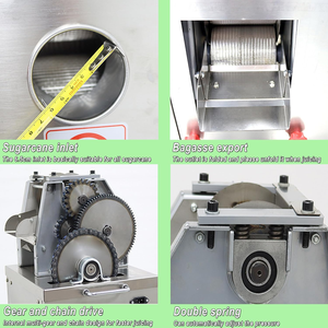 <b>Sugarcane</b> Juice Extractor Machine Stainless Steel 11.8x13.8x28 Inch Single Speed Commercial Use - Product Image 6