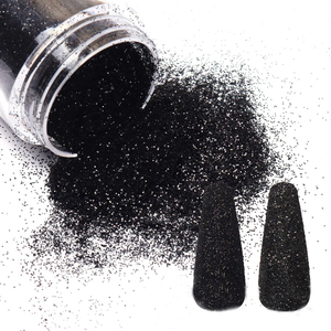 Poudre de paillettes pour ongles 2 couleurs, blanc, <span class=keywords><strong>noir</strong></span>, mat, poudre de <span class=keywords><strong>sucre</strong></span>, outil Starlight pour Nail Art, <span class=keywords><strong>effet</strong></span> gaufré. - Product Image 5
