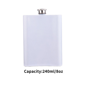 Sublimation <strong>Flask</strong> 8oz Stainless Steel Food <strong>Flask</strong> Sublimation Blank <strong>Flask</strong> Pretty Gift Metal Travel Wine Pot - Product Image 5