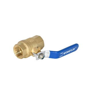 Onheflow Brass Ball Valve 1 In Threaded Water Gas Oil Control Switch Type - Product Image 1