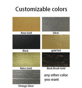 Miroir mural encadrée en fer et en verre pour salle de bain, ROHS, échantillon personnalisable en 7 jours, design minimaliste, verre biseauté pour salle de bain, couloir - Product Image 5