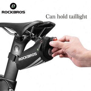 Usine BSCI ROCKBROS Mini sacoche de selle arrière portable réfléchissante en nylon pour vélo, accessoires de cyclisme - Product Image 3