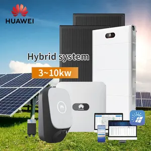 Best price of HUAWEl Solar Inverter 5Kw Battery Pv 10Kw Power System Huawey Panel Hybrid Complete system with luna 2000