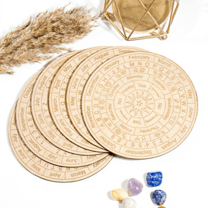 Pendentif pendule Sigil de Lilith de 6 pouces, fabriqué à la main en bois écologique, léger, pour la guérison et la méditation, cadeaux pour le marché mondial - Product Image 1