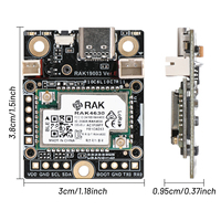 Module sans fil BLE Lora Kit Wisblock Rak 4630+19003 d'origine du fabricant avec antenne pour Meshcore Meshtastic 868 MHz 915 MHz