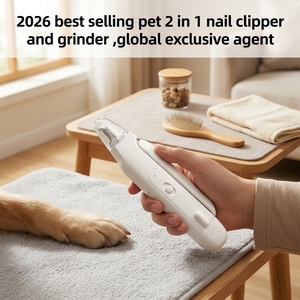 Novedades 2026: Cortauñas y Lima Eléctrica 2 en 1 para <span class=keywords><strong>Perros</strong></span> y Gatos, Recargable por USB, Ecológico, Herramienta de Aseo para Mascotas de Acero Inoxidable - Product Image 1