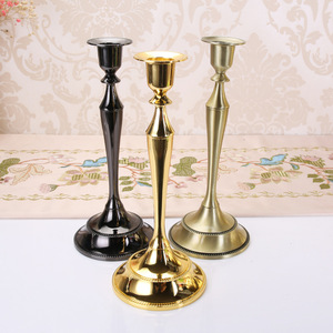 Candelabro in Lega di Zinco Stile Europeo, <span class=keywords><strong>Portacandele</strong></span> Singolo Retrò Romantico Modello 6301 - Product Image 2