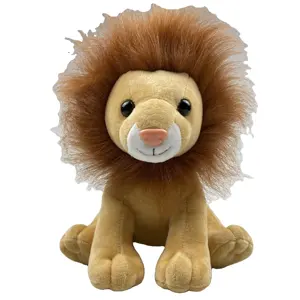cute small custom animal brown lion soft plush stuffed zoo xxx animals