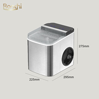 Machine à glaçons électrique portable mini en acier inoxydable 2026 à nettoyage automatique et écran tactile pour hôtel – Prix abordable