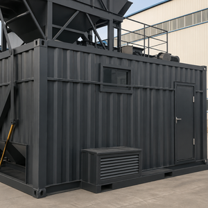 Centrale à béton modulaire HZS180, équipement complet de production de béton avec système de mélange, de convoyage et silo à ciment - Product Image 6