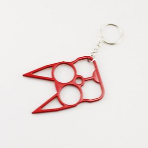 Mini Carton Dog Shaped Metal Alloy <b>Keychain</b> Multi-function <b>Safety</b> Defend <b>Keychain</b> Wallet Handbag Decorations - Product Image 5