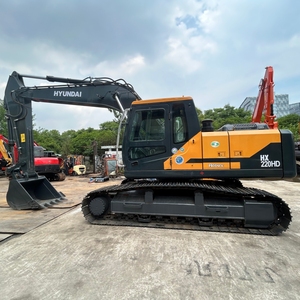รถขุดไฮดรอลิกฮุนได HX220HD มือสอง ขนาด 22 ตัน รถขุดตีนตะขาบสำหรับงานหนัก ของแท้จากเกาหลี ฮุนได HX220HD ขาย - Product Image 1