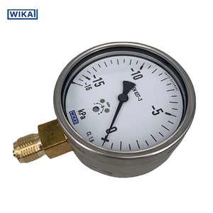 Manomètre à diaphragme Wika 100 mm, précision 1,6 %, 400 mbar, 160 mbar, 250 mbar, 100 mbar, usage industriel - Product Image 3