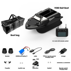 <span class=keywords><strong>Bateau</strong></span> à appâts artificiels V080 12V avec sonar <span class=keywords><strong>GPS</strong></span>, technologie de sonarisation, télécommande 500M, capacité de charge - Product Image 5