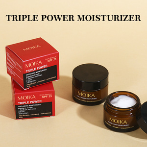 Moika Triple Power Moisturizer SPF 25 Anti-Aging <b>Face</b> Cream Pro-Retinol Vitamin C Hyaluronic Acid - Product Image 3