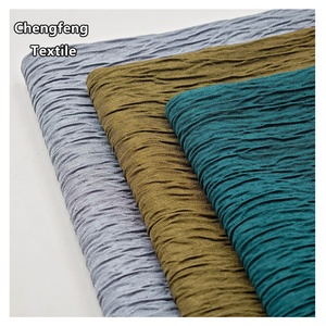 3208 #   Tela Jacquard Plisada con Textura de Corteza de Árbol, 100% Poliéster, Tejido de Punto por Urdimbre para la Confección de Vestidos, Camisetas Polo y Trajes Casuales para Mujer - Product Image 2