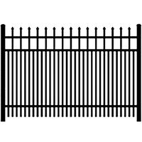Grilles de tapis en acier corten galvanisé pour murs de clôture Conception de poteaux de panneaux de clôture à tube carré