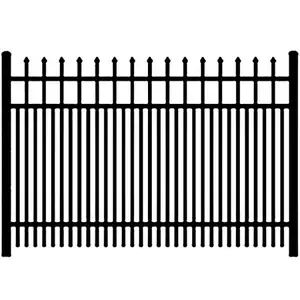 galvanized corten steel boundary wall matting grills square tube fence panel post design