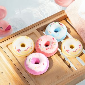 Bombas de Baño de Sal Marina Natural Hidratante de 40G, Aromaterapia de Lavanda, Aceite Esencial con Aroma Floral, Bombas de Baño Hechas a Mano en Forma de Donut - Product Image 5