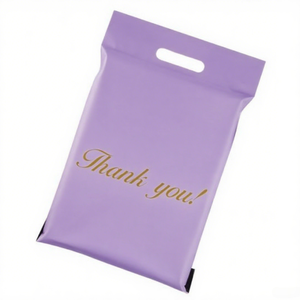 सुविधाजनक हैंडल के साथ हल्के प्लास्टिक मेलिंग बैग-छोटे पार्सल और खुदरा के लिए स्पेस-सेविंग पैकेजिंग - Product Image 3