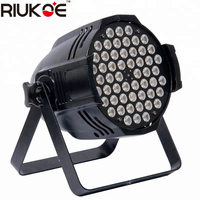 Lumières de fête Contrôle DMX Blanc chaud LED 54x3w Rgbw LED Par 64