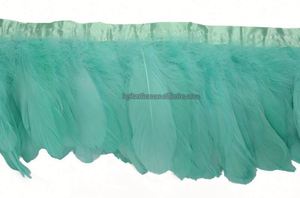 Cinta de Tela para Coser, Flecos de Plumas de Ganso, Adorno para Manualidades, Ropa, Vestidos, Disfraces, Sombreros, Accesorios, Decoración del Hogar y Fiestas - Product Image 6