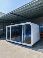Cabine de bureau préfabriquée mobile modulaire, bureau extérieur, pod de bureau préfabriqué, cabine de bureau Apple, expédié de l'usine