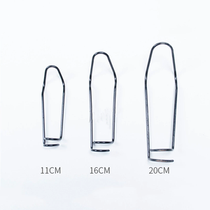 Clips para plantas de acero galvanizado OEM al por mayor para soporte de vid-Clips de fijación de jardín a prueba de viento almacén de EE. UU. - Product Image 1