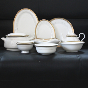 <span class=keywords><strong>2025</strong></span> phong cách mới gốm 72 cái sang trọng Decal tốt xương Trung Quốc đặt bữa ăn tối cho đám cưới - Product Image 6