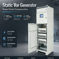 Compensateur de puissance réactive Aiberson SVG, armoire de correction du facteur de puissance industrielle, application réseau 400V 690V 50 60Hz