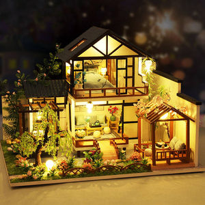 Jeu de puzzle en <span class=keywords><strong>bois</strong></span> DIY créatif Cottage Bamboo Creek Water Garden - 101-500 pièces - Cadeau d'anniversaire pour les 14 ans et plus - Product Image 1
