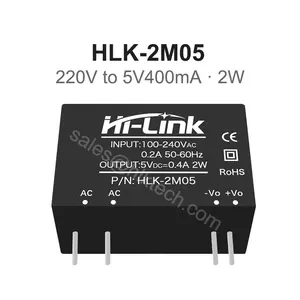 HLK-2M03 2M05 2M09 2M12 2M15 2M24 AC-DC 220V से 3.3V मूल 2W 3.3V/5V/9V/12V/24V AC DC स्विच पावर सप्लाई मॉड्यूल CE