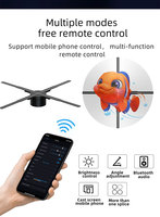 Ventilador Proyector LED Holográfico de 42cm y 224 LED, Holograma 3D para Uso en Interiores, Alta Luminosidad, OEM, 1 Año de Garantía
