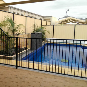 Clôture de <span class=keywords><strong>piscine</strong></span> de sécurité en gros, panneau plat en aluminium noir, clôture <span class=keywords><strong>tubulaire</strong></span> pour <span class=keywords><strong>piscine</strong></span> - Product Image 1