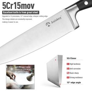 سكين الشيف <span class=keywords><strong>8</strong></span> بوصة بالجملة من المصنعين سكين الطبخ طراز الشمال سكين تقطيع الخضار سكين التقطيع - Product Image 3