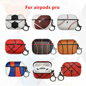 Football <span class=keywords><strong>Basketball</strong></span> Rugby Baseball étui en cuir pour Apple <span class=keywords><strong>Airpods</strong></span> 1/2/3/4 protecteur pour <span class=keywords><strong>Airpods</strong></span> Pro 2 housse casque sans fil sac - Product Image 2