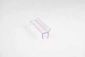 <span class=keywords><strong>Joint</strong></span> d'étanchéité inférieur pour porte <span class=keywords><strong>de</strong></span> <span class=keywords><strong>douche</strong></span> à ailettes en PVC transparent, déflecteur d'eau en forme <span class=keywords><strong>de</strong></span> U pour verre sans cadre <span class=keywords><strong>de</strong></span> 8 mm - Product Image 2