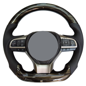 Volant en bois Ulon au prix <span class=keywords><strong>d</strong></span>'usine pour Lexus ES GS RX LX GX450 GX460 LX570 ES300h, modèle de luxe style <span class=keywords><strong>D</strong></span>, LX-SW-006 - Product Image 1