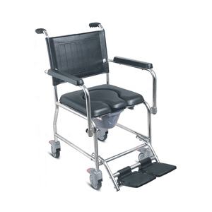 الحمام السلامة الطبية الرعاية المنزلية دليل دش المرحاض صوان كرسي مع عجلات - Product Image 4