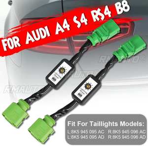 ชุดสายไฟโมดูลเพิ่มไฟเลี้ยวแบบไดนามิก LED 2 ชิ้น สำหรับไฟท้าย Audi A4 S4 RS4 B8 ปี 2013-2015 - Product Image 1