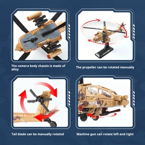 Modèle d'avion en alliage série J35, <span class=keywords><strong>avions</strong></span> à hélices en métal moulé sous pression, train d'atterrissage, pièces rotatives, jouet avec missiles - Product Image 4