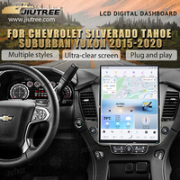 Tableau de bord numérique pour Chevrolet Silverado Tahoe Suburban Yukon 2015-2020, écran LCD, compteur de vitesse numérique