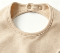Newborn Baby Bibs for Ages 0-3 100% Cotton Cartoon Pattern Cotton Lining Designed to Prevent Spit-up and Leaks