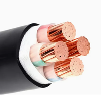 Cable de Alimentación YJV de Bajo Voltaje, Cobre Puro, Aislamiento XLPE, Revestimiento de PVC, 4*35mm, para Uso Industrial y de Construcción, Interior y Exterior
