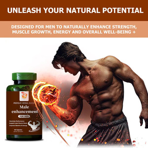 Capsules d'amélioration masculine en gros d'usine avec extrait de Horny Goat Weed et extrait de Tribulus Terrestris, contribuant à réduire le stress - Product Image 2