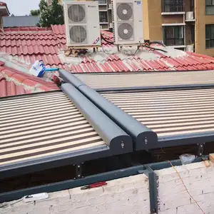 Oasis-toldo retráctil de aluminio con Control remoto para el hogar, toldo de tela de tragaluz, para uso residencial, Sala solar y ventanas - Product Image 1