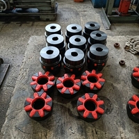 Accouplement de moteur à mâchoires araignées flexible en fonte pour pompe à huile, support OEM, matériau en acier, marque CPT