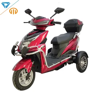 Vimode 1000w 72v electric scooter tricycle 3 three wheel low speed disability safty with baby seat 3 seats for adults